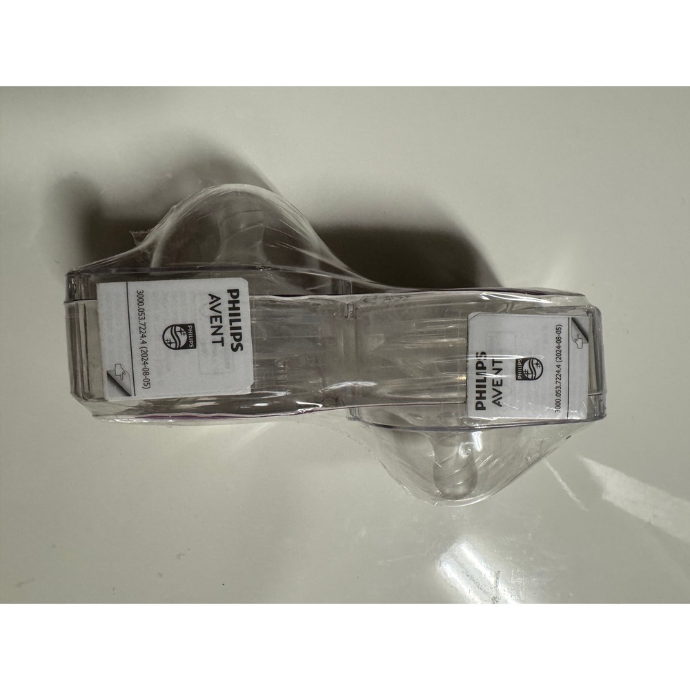 Philips Avent Natural Baby Bottle Nipples First Flow 2 Pack Clear SCF651/23